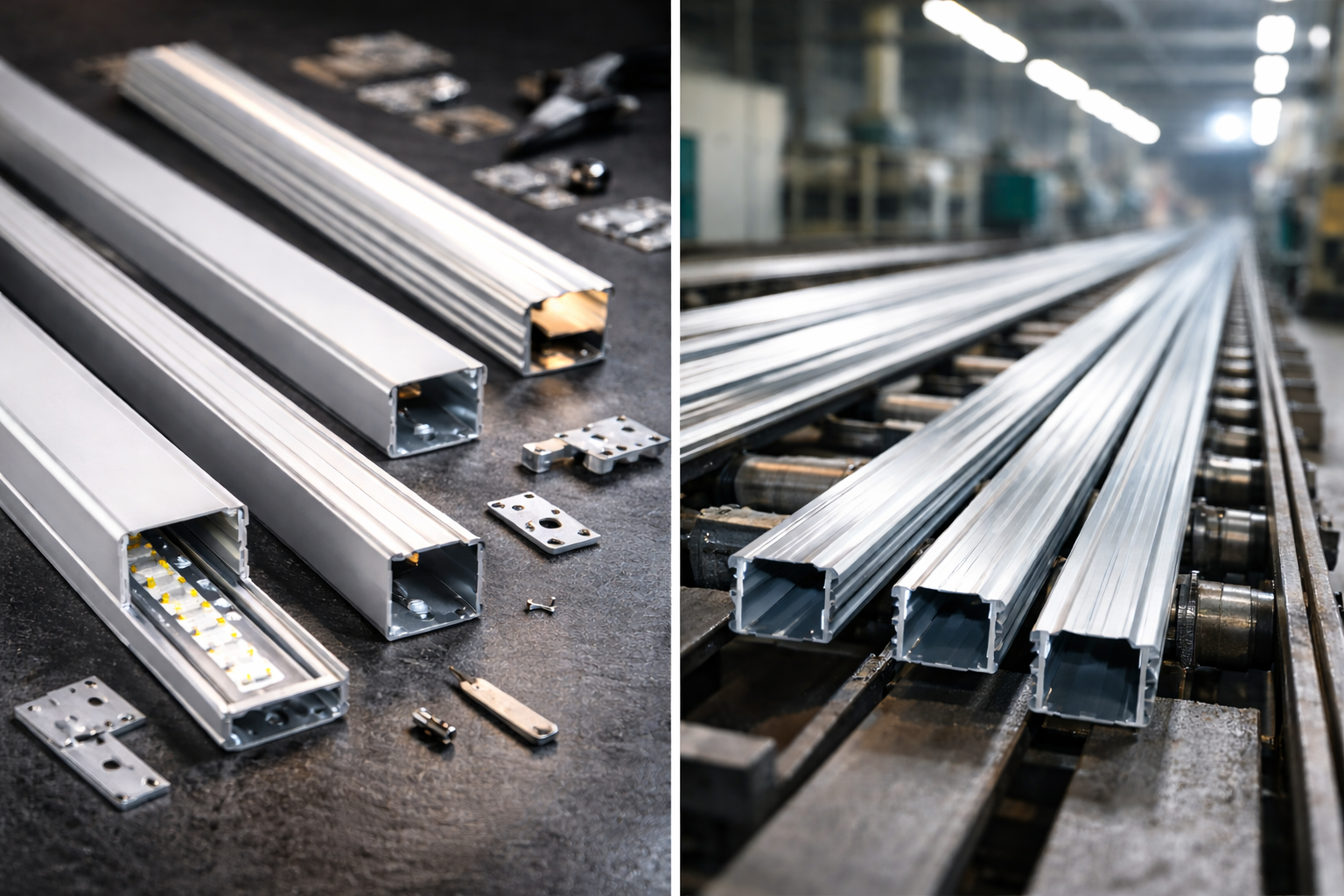 پروفیل آلومینیوم چراغ خطی در اصفهان